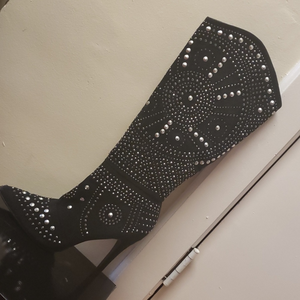 Size 10 Bling Boot, 4 inch heel